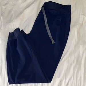 Figs Navy Zamora High Waisted Joggers